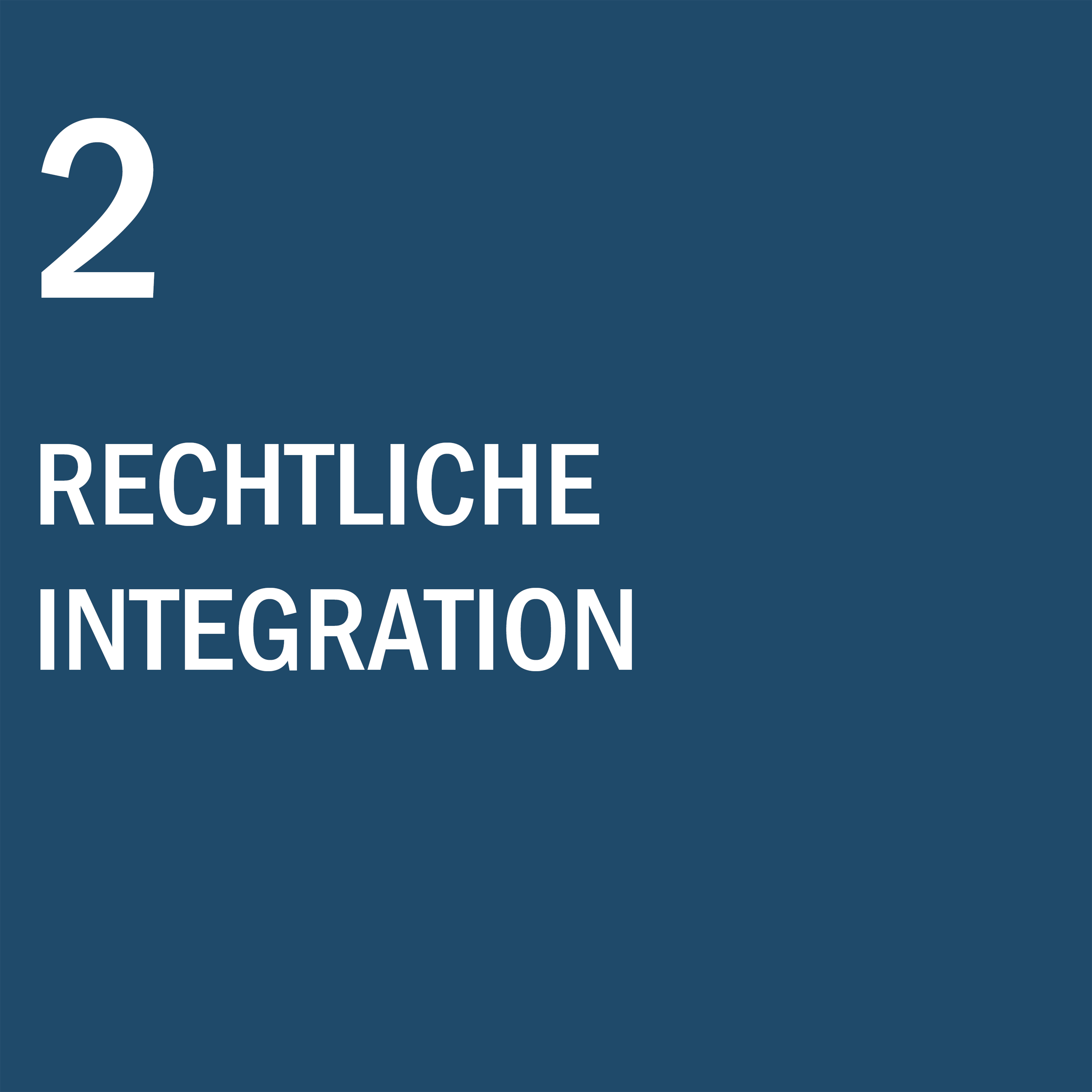 Themenbereich 2 - Rechtliche Integration & Asyl