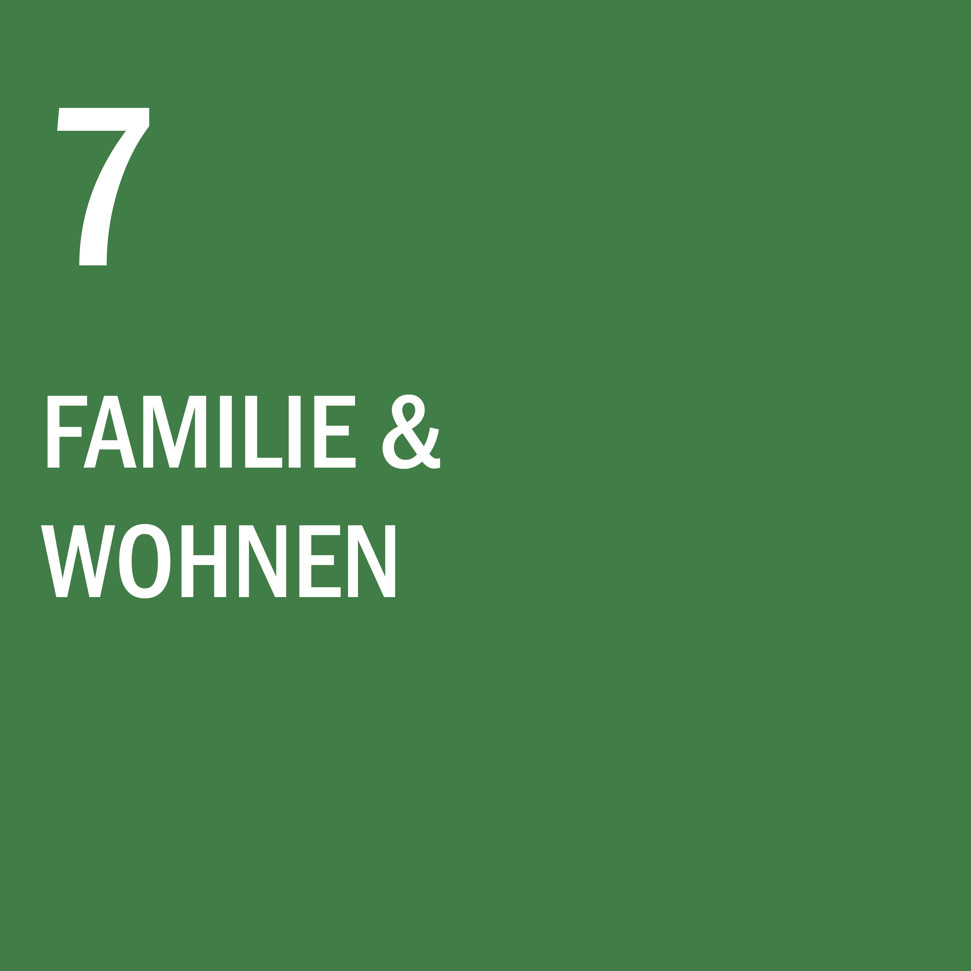 Familie & Wohnen - Themenbereich 7